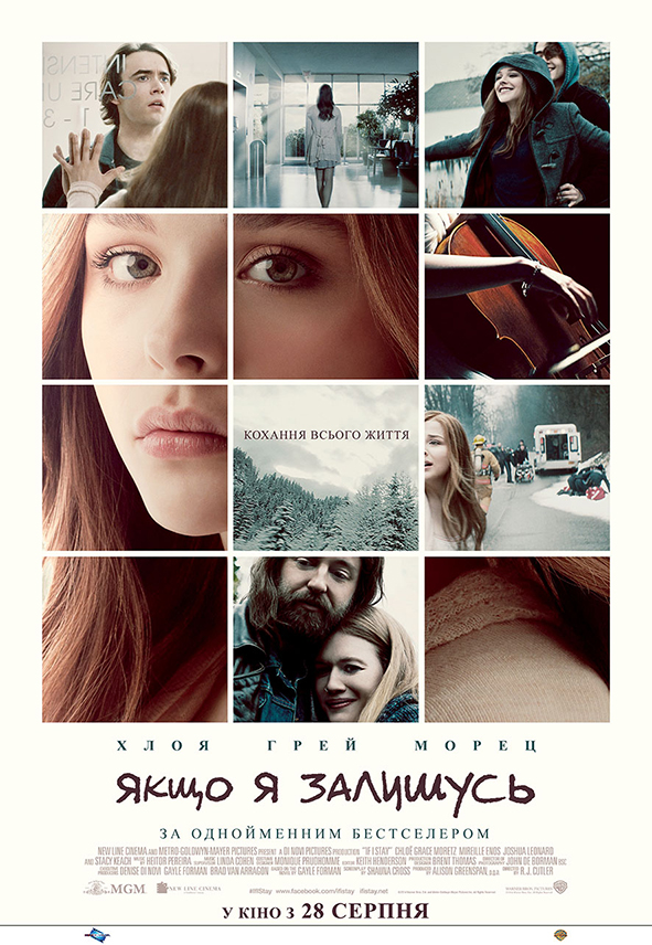 постер Якщо я залишусь / If I Stay (2014)