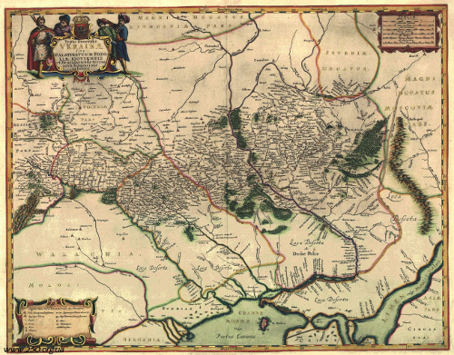 Карта гийома боплана 1648