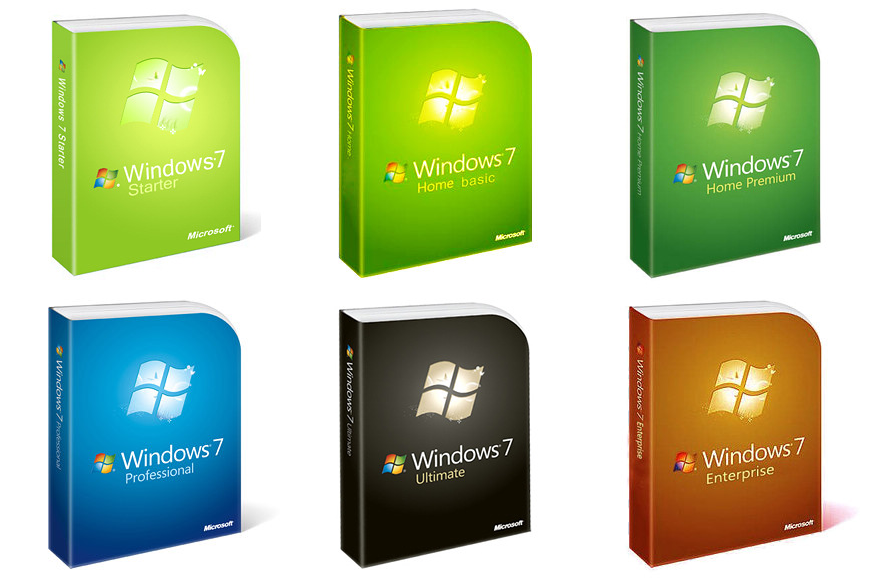 all version windows 7