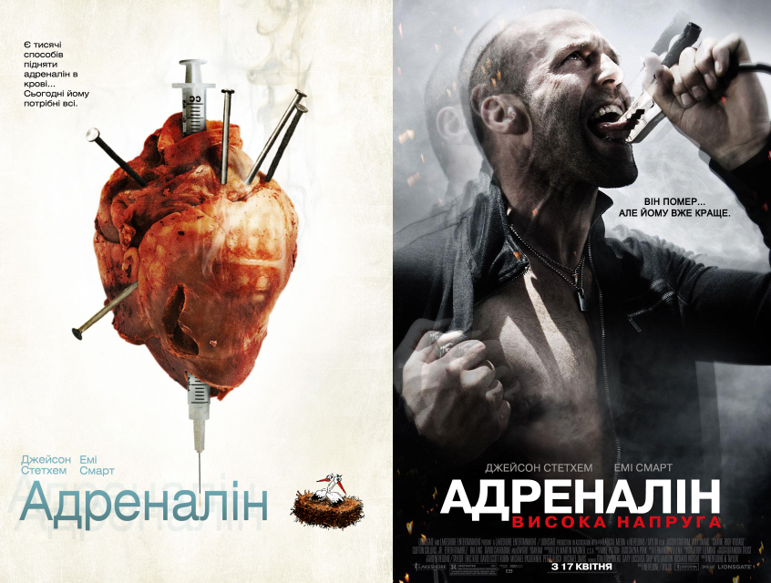 Адреналін - Дилогія / Crank - Dilogy (2006, 2009) 720p 2xUkr/Eng | Sub Eng