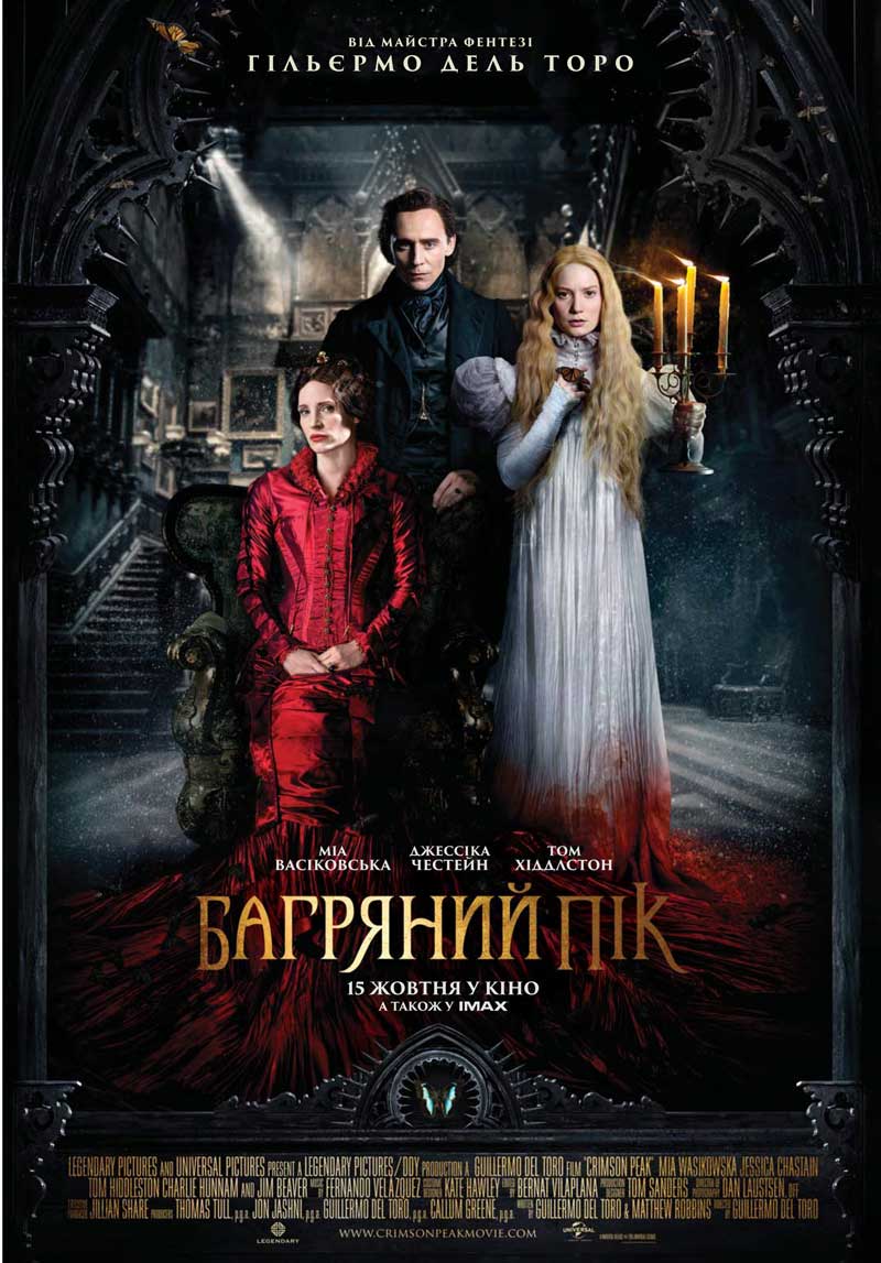 Багряний пік / Crimson Peak (2015) BDRip 1080p 2xUkr/Eng | Sub Ukr/Eng