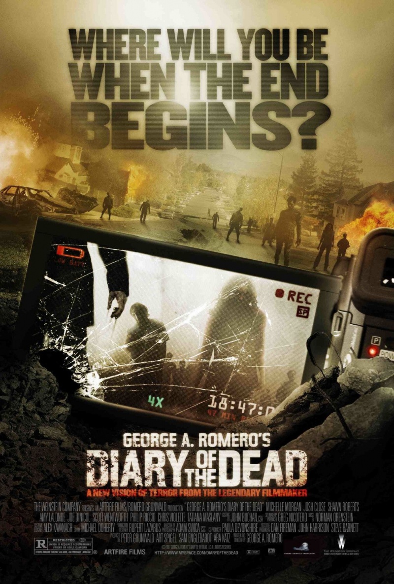 Щоденники мертвих / Diary of the Dead (2007) BDRip 1080p Ukr/Eng |Sub Eng